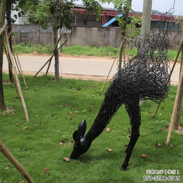 風(fēng)景區(qū)鹿頭雕塑 售樓處廣場雕塑 仿古擺件