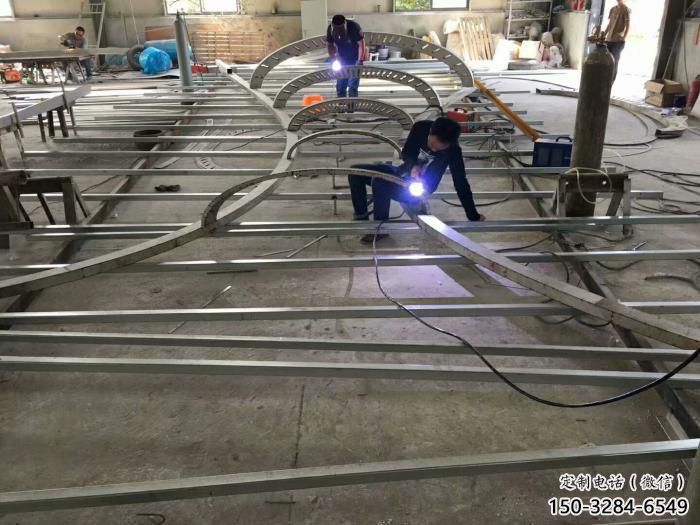 園林魚尾雕塑 風景區仿真雕塑 廣場小品