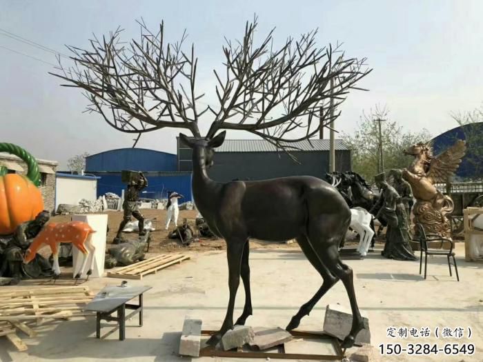 城市麋鹿雕塑 風(fēng)景區(qū)彩繪雕塑 抽象擺件 城市麋鹿雕塑 風(fēng)景區(qū)彩繪雕塑 抽象擺件