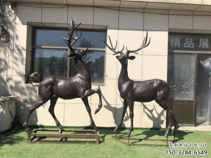 大型麋鹿雕塑 門口創意雕塑 售樓處小品 大型麋鹿雕塑 門口創意雕塑 售樓處小品