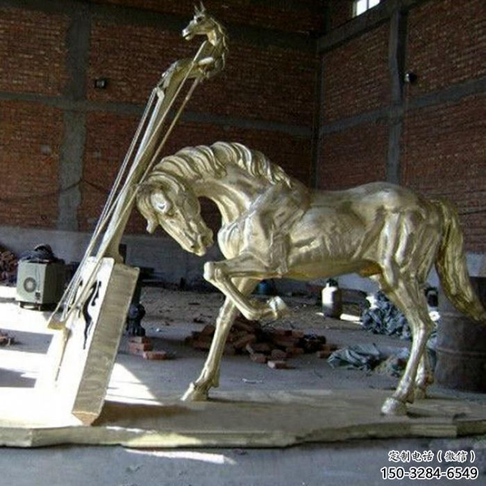 仿真奔馬雕塑 酒店公園雕塑 風(fēng)景區(qū)擺件