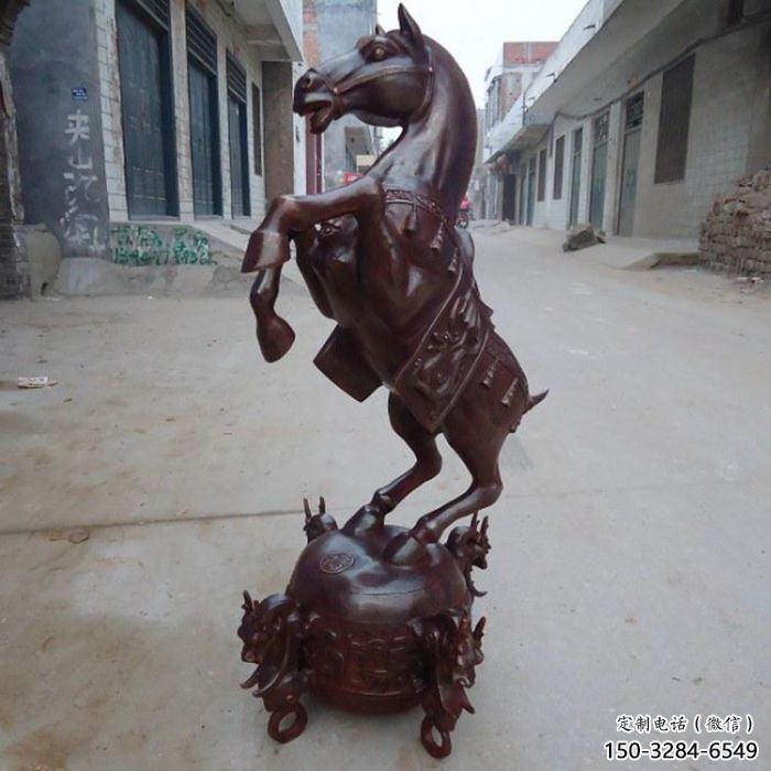 商場奔馬雕塑 仿真雕塑 店門口小品