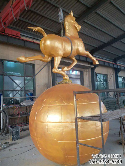 商業街金馬雕塑 售樓處雕塑 動物擺件 商業街金馬雕塑 售樓處雕塑 動物擺件