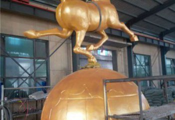 商業街金馬雕塑 售樓處雕塑 動物擺件