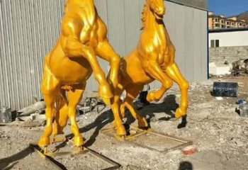 園林金馬雕塑 城市廣場雕塑 步行街擺件