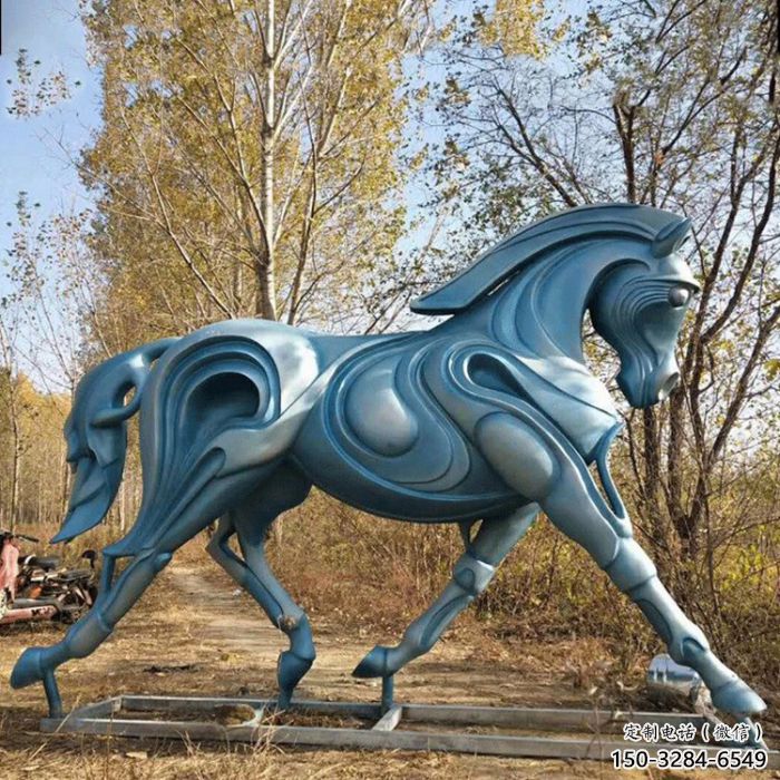 仿真駿馬雕塑 店門口園林雕塑 動物小品