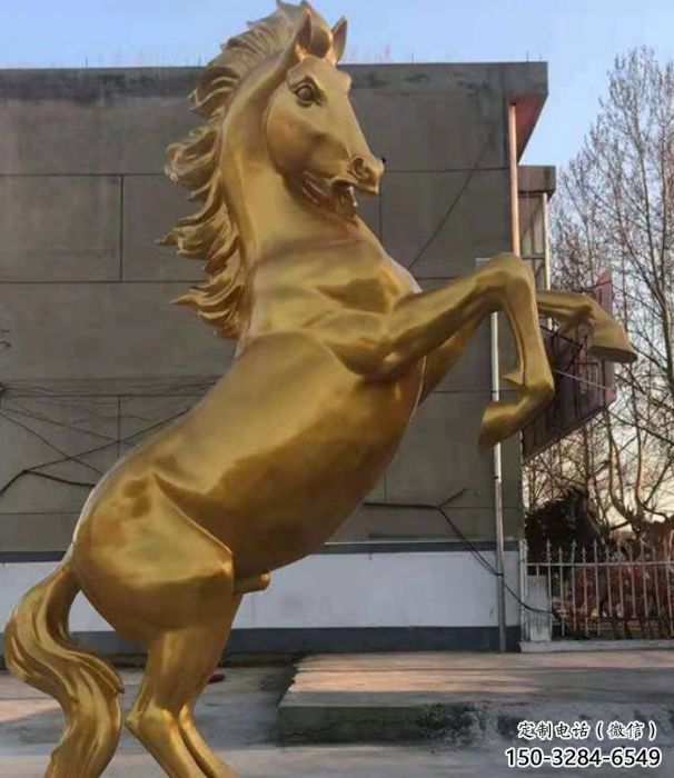 庭院駿馬雕塑 城市古銅色雕塑 動物小品 庭院駿馬雕塑 城市古銅色雕塑 動物小品