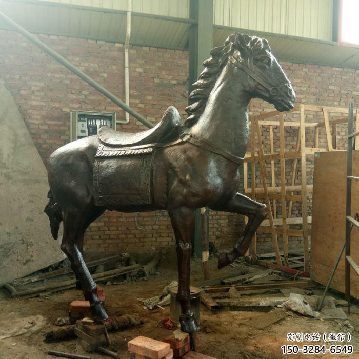 庭院馬踏飛燕雕塑 城市古銅色雕塑 動物小品 庭院馬踏飛燕雕塑 城市古銅色雕塑 動物小品