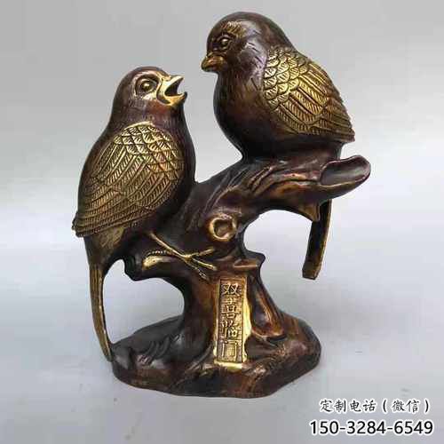 創意喜鵲雕塑 步行街店門口雕塑 動物小品