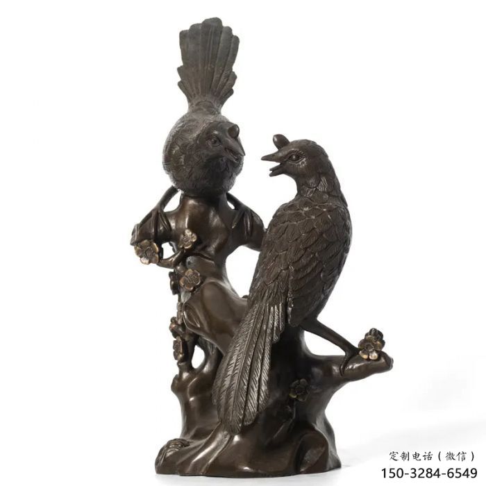 風景區喜鵲雕塑 售樓處廣場雕塑 仿古擺件