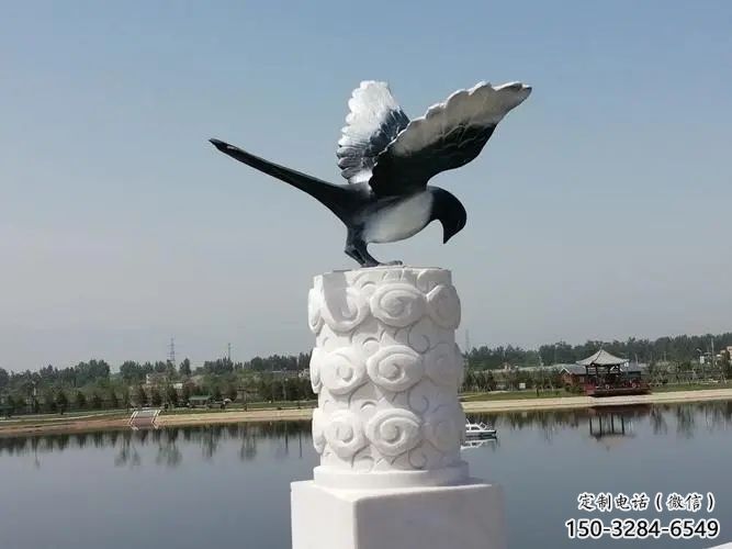 商業(yè)街喜鵲雕塑 售樓處雕塑 動(dòng)物擺件