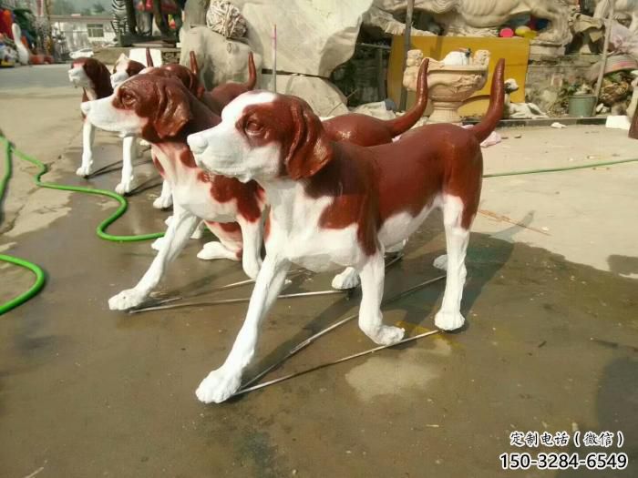 廣場小狗雕塑 公園仿真雕塑 抽象擺件 廣場小狗雕塑 公園仿真雕塑 抽象擺件