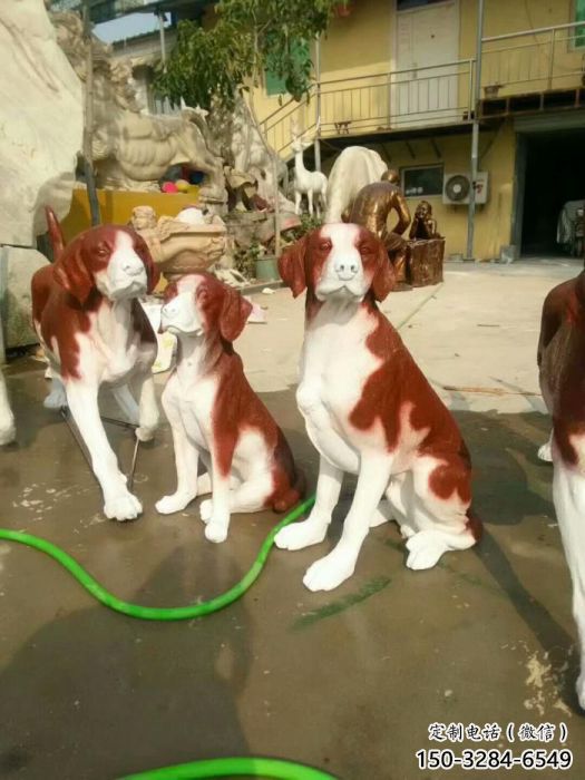 園林小狗雕塑 城市廣場雕塑 步行街擺件
