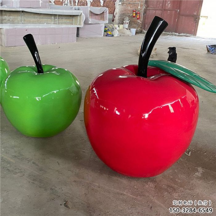 彩繪西紅柿雕塑 仿真雕塑 步行街擺件