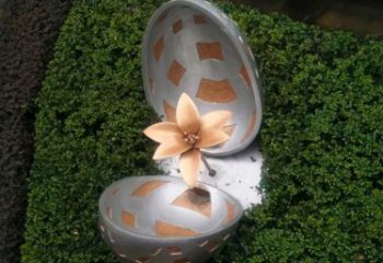 創意花朵雕塑 步行街店門口雕塑 花卉小品