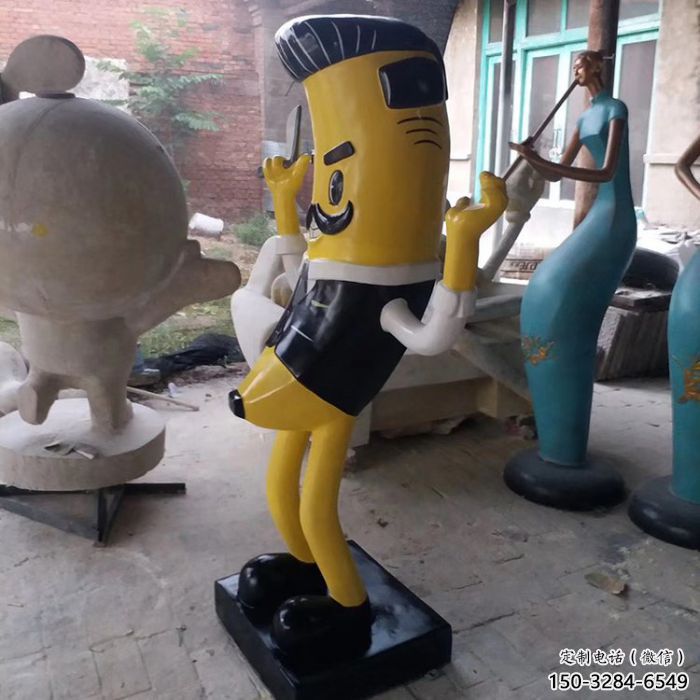 風景區香蕉雕塑 售樓處廣場雕塑 彩繪擺件 風景區香蕉雕塑 售樓處廣場雕塑 彩繪擺件