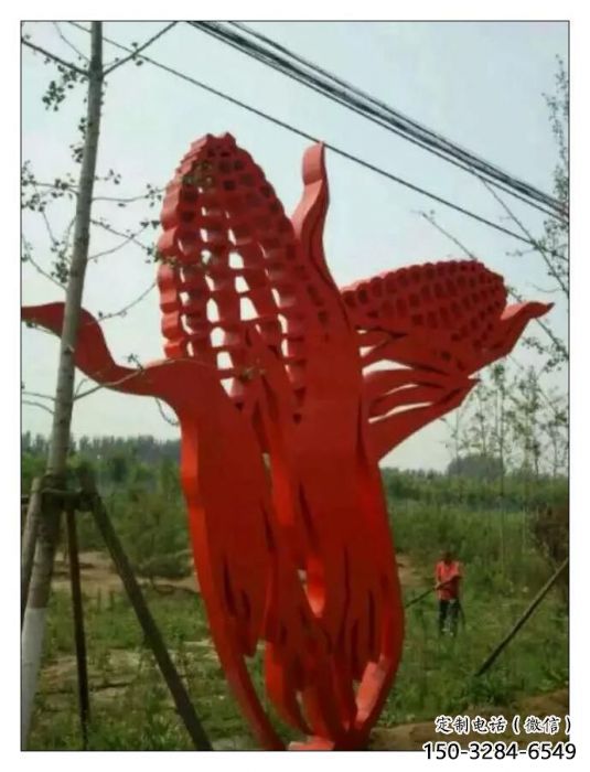 鏤空玉米雕塑 廣場農(nóng)作物雕塑 門口小品 鏤空玉米雕塑 廣場農(nóng)作物雕塑 門口小品