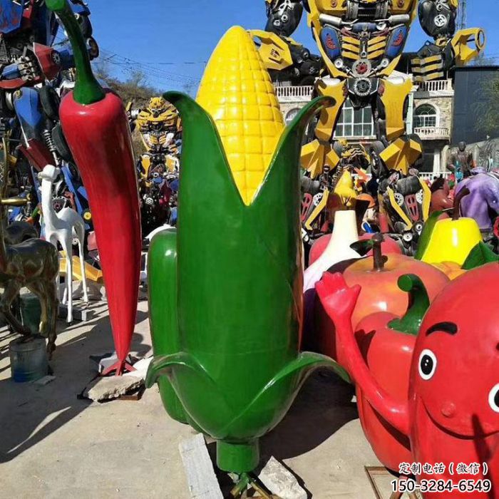 田間玉米雕塑 彩繪仿真雕塑 園林?jǐn)[件 田間玉米雕塑 彩繪仿真雕塑 園林?jǐn)[件