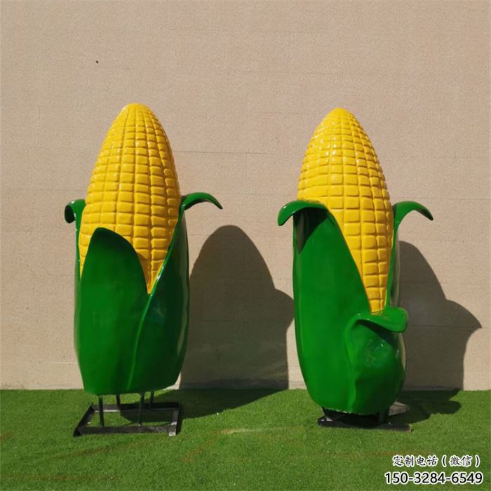 園林玉米雕塑 城市廣場雕塑 步行街擺件 園林玉米雕塑 城市廣場雕塑 步行街擺件