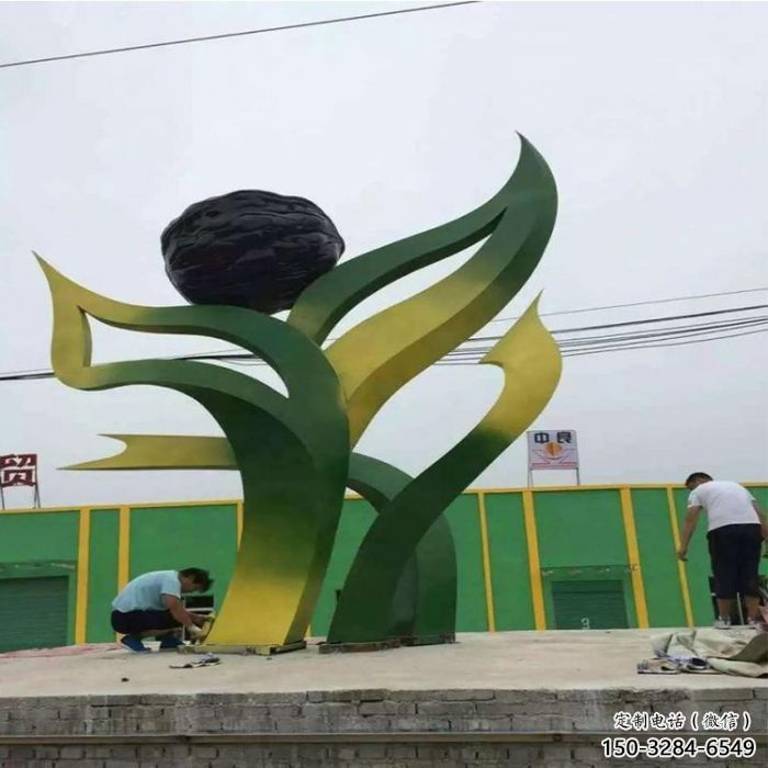 售樓處核桃雕塑 商業街仿真雕塑 水果擺件 售樓處核桃雕塑 商業街仿真雕塑 水果擺件