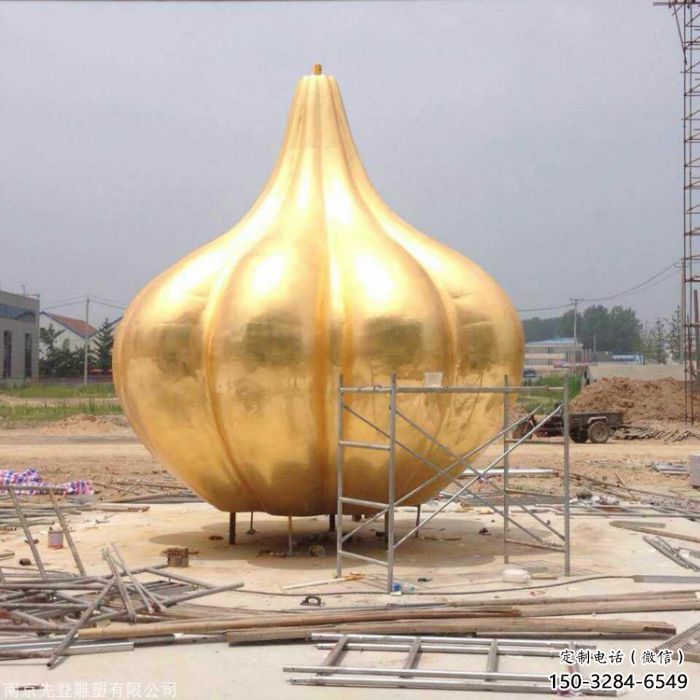 廣場大蒜雕塑 公園仿真雕塑 抽象擺件 廣場大蒜雕塑 公園仿真雕塑 抽象擺件