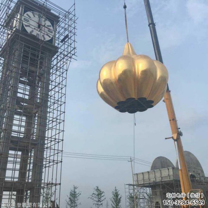 售樓處大蒜雕塑 商業街仿真雕塑 果蔬擺件