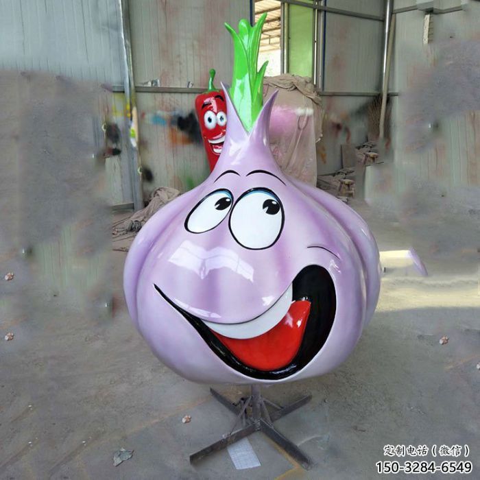 庭院大蒜雕塑 城市古銅色雕塑 果蔬小品 庭院大蒜雕塑 城市古銅色雕塑 果蔬小品