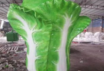 創(chuàng)意白菜雕塑 步行街店門口雕塑 果蔬小品