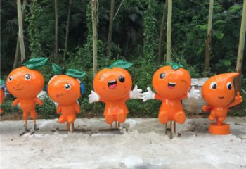 水景橙子雕塑 風(fēng)景區(qū)幾何雕塑 廣場小品