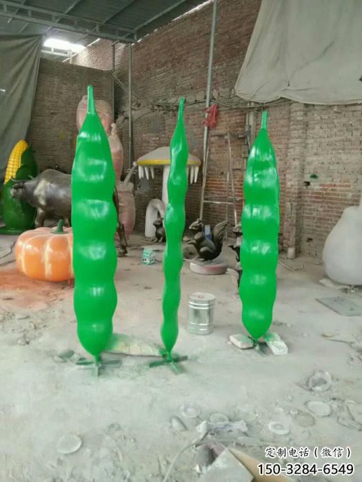 商場(chǎng)豆角雕塑 仿真雕塑 店門(mén)口小品 商場(chǎng)豆角雕塑 仿真雕塑 店門(mén)口小品