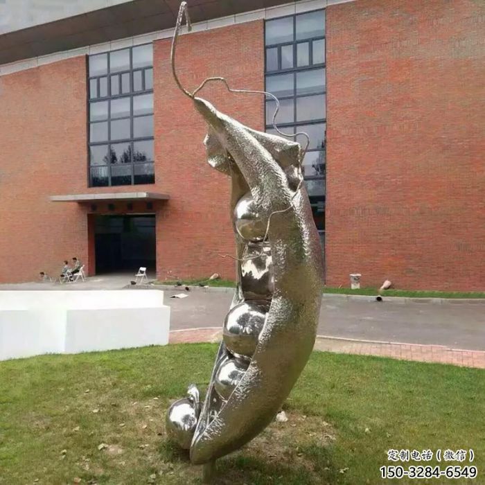 售樓處豆角雕塑 商業街仿真雕塑 果蔬擺件 售樓處豆角雕塑 商業街仿真雕塑 果蔬擺件