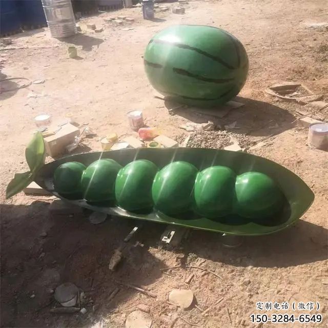 庭院豆角雕塑 城市古銅色雕塑 果蔬小品 庭院豆角雕塑 城市古銅色雕塑 果蔬小品