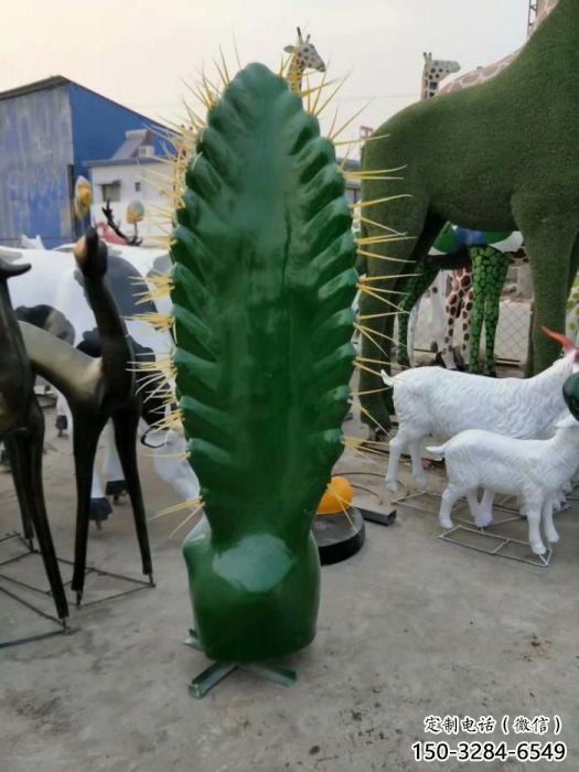 園林仙人球雕塑 城市廣場雕塑 步行街擺件 園林仙人球雕塑 城市廣場雕塑 步行街擺件