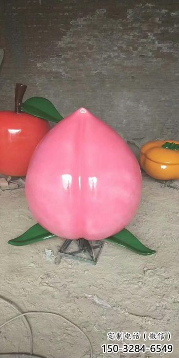 售樓處桃子雕塑 商業(yè)街仿真雕塑 水果擺件 售樓處桃子雕塑 商業(yè)街仿真雕塑 水果擺件