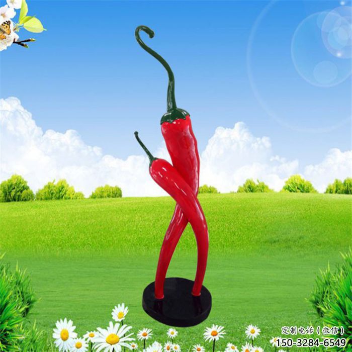 大型辣椒雕塑 商業(yè)街廣場雕塑 蔬菜擺件 大型辣椒雕塑 商業(yè)街廣場雕塑 蔬菜擺件