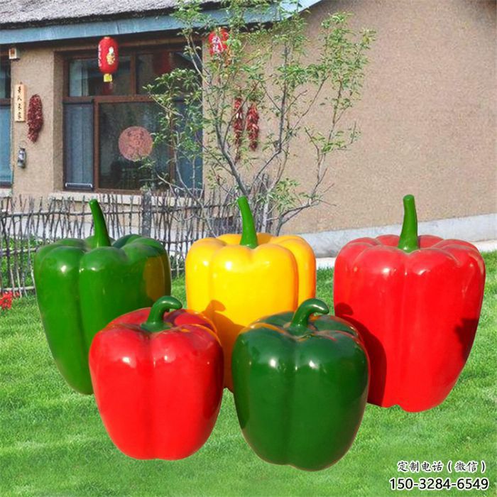 城市青椒雕塑 風(fēng)景區(qū)彩繪雕塑 抽象擺件 城市青椒雕塑 風(fēng)景區(qū)彩繪雕塑 抽象擺件