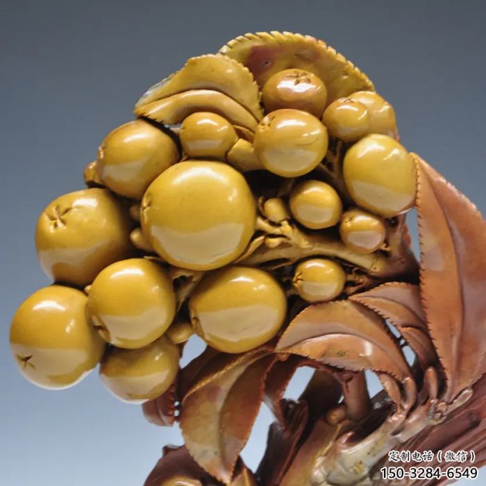 庭院枇杷雕塑 城市仿真雕塑 水果小品