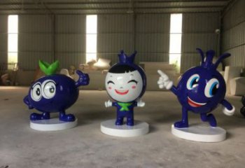 廣場藍莓雕塑 公園仿真雕塑 抽象擺件