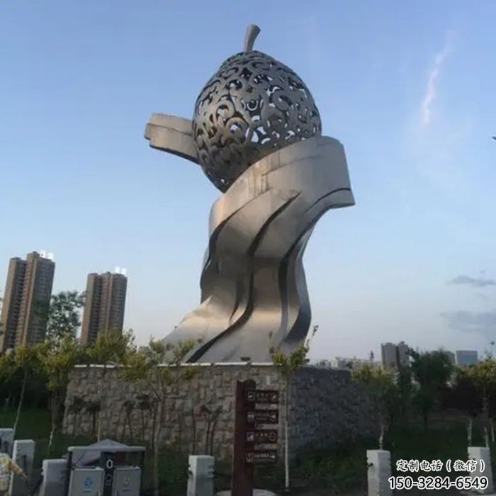 風(fēng)景區(qū)鴨梨雕塑 售樓處廣場雕塑 仿古擺件