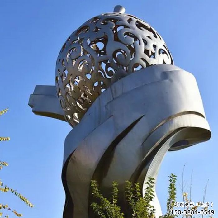 鏤空鴨梨雕塑 廣場水果雕塑 門口小品 鏤空鴨梨雕塑 廣場水果雕塑 門口小品