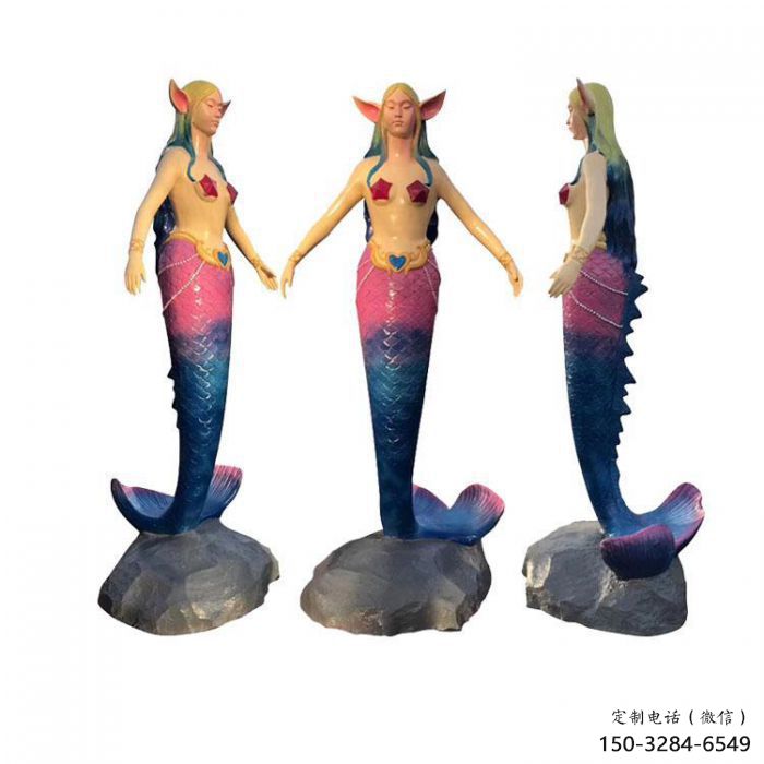 田間美人魚(yú)雕塑 彩繪動(dòng)漫雕塑 園林?jǐn)[件 田間美人魚(yú)雕塑 彩繪動(dòng)漫雕塑 園林?jǐn)[件