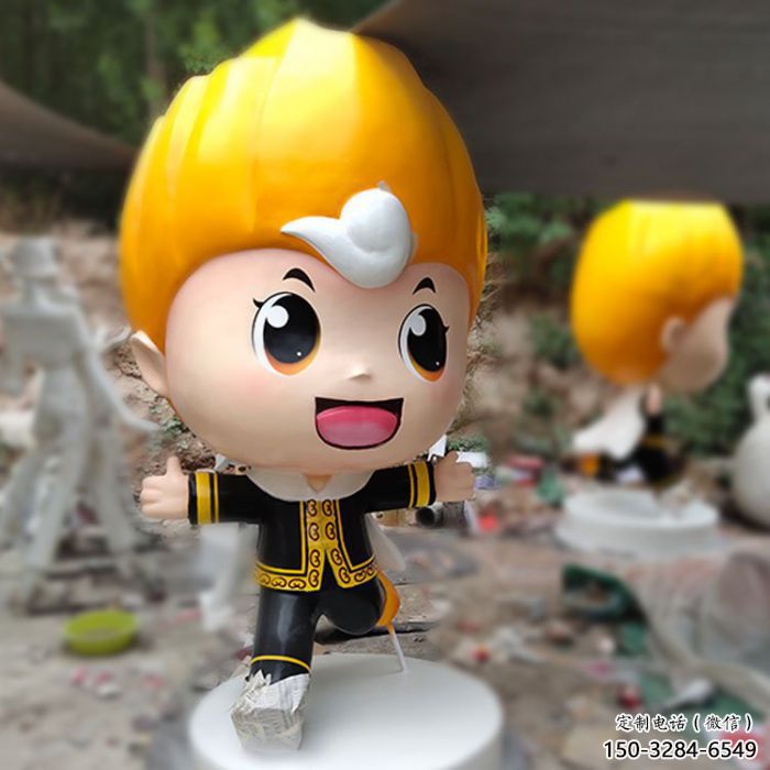 田間娃娃雕塑 彩繪動漫雕塑 園林擺件 田間娃娃雕塑 彩繪動漫雕塑 園林擺件