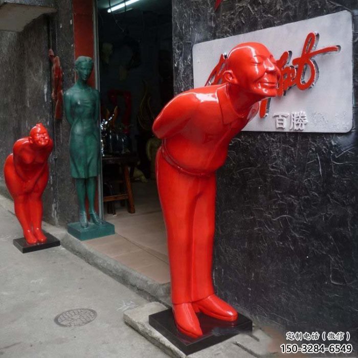 田間迎賓雕塑 彩繪仿真雕塑 園林擺件 田間迎賓雕塑 彩繪仿真雕塑 園林擺件