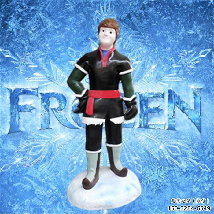 抽象冰雪奇緣雕塑 店門口彩繪雕塑 步行街擺件 抽象冰雪奇緣雕塑 店門口彩繪雕塑 步行街擺件