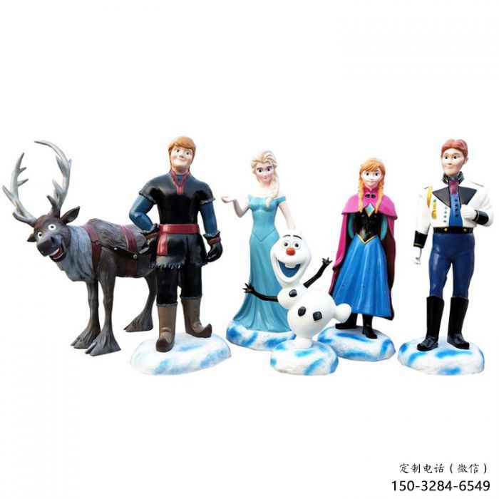 大型冰雪奇緣雕塑 商業(yè)街廣場(chǎng)雕塑 彩繪擺件 大型冰雪奇緣雕塑 商業(yè)街廣場(chǎng)雕塑 彩繪擺件