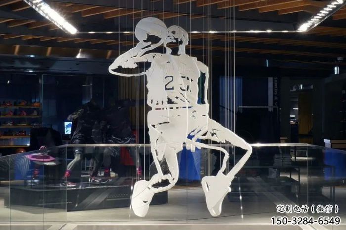 彩繪飛人雕塑 卡通雕塑 步行街擺件