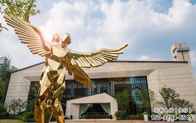 大型飛人雕塑 門口創意雕塑 售樓處小品