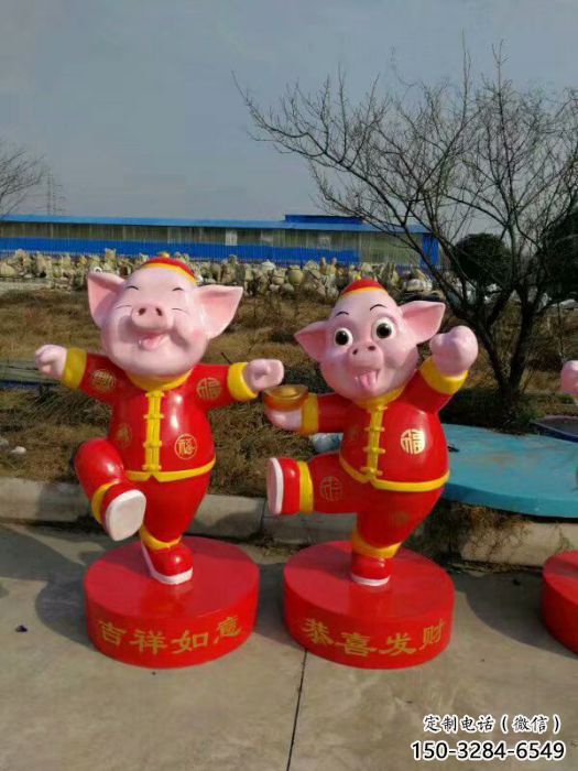 卡通小豬佩奇雕塑 店門口園林雕塑 動漫小品 卡通小豬佩奇雕塑 店門口園林雕塑 動漫小品