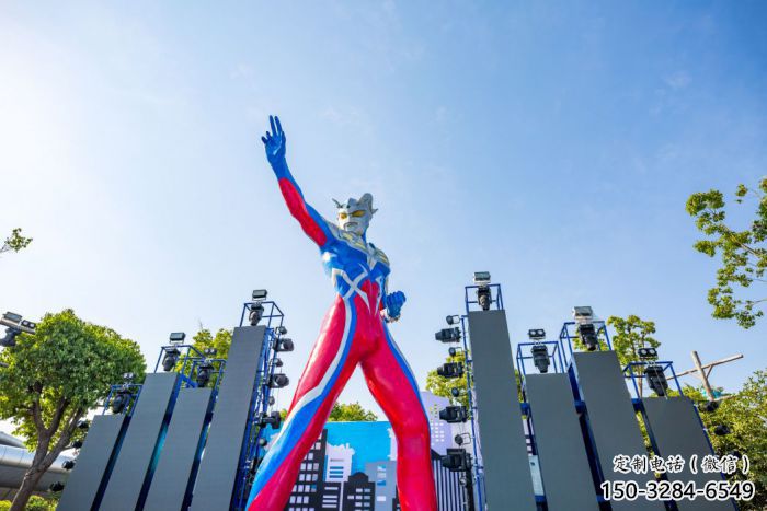 商業街奧特曼雕塑 售樓處雕塑 卡通擺件