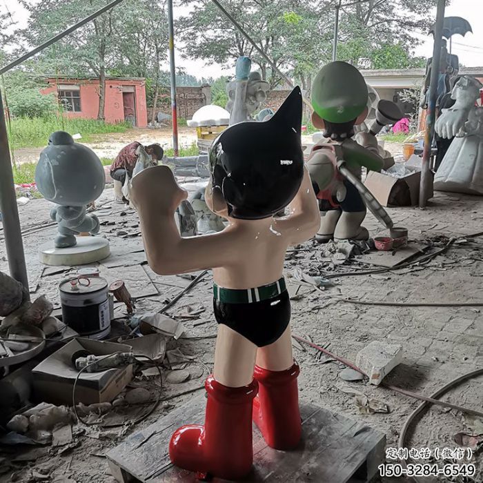 卡通公仔雕塑 店門口園林雕塑 動(dòng)漫小品